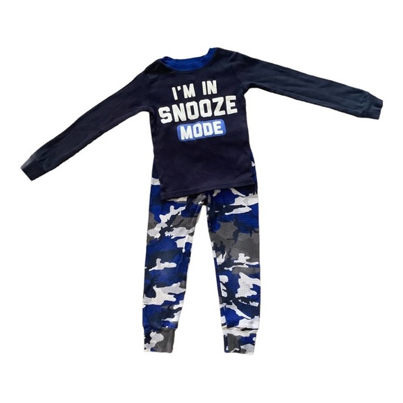 The Children's Place Other - “I’m in Snooze Mode” 2 Piece Camo Pajamas